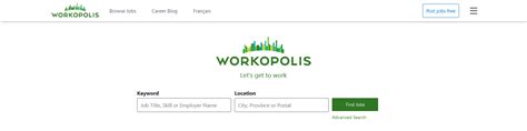 workopolis|Job Search Engine 